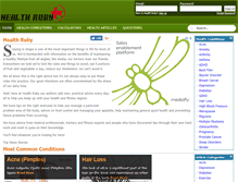 Tablet Screenshot of healthruby.com